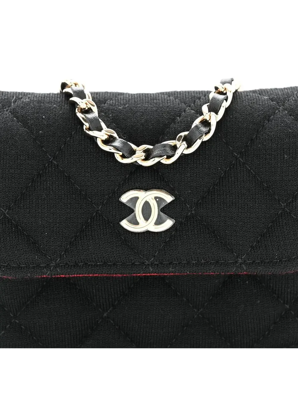 Chanel Jersey Quilted Micro Mini Flap #250315C18B - Picture 8 of 10